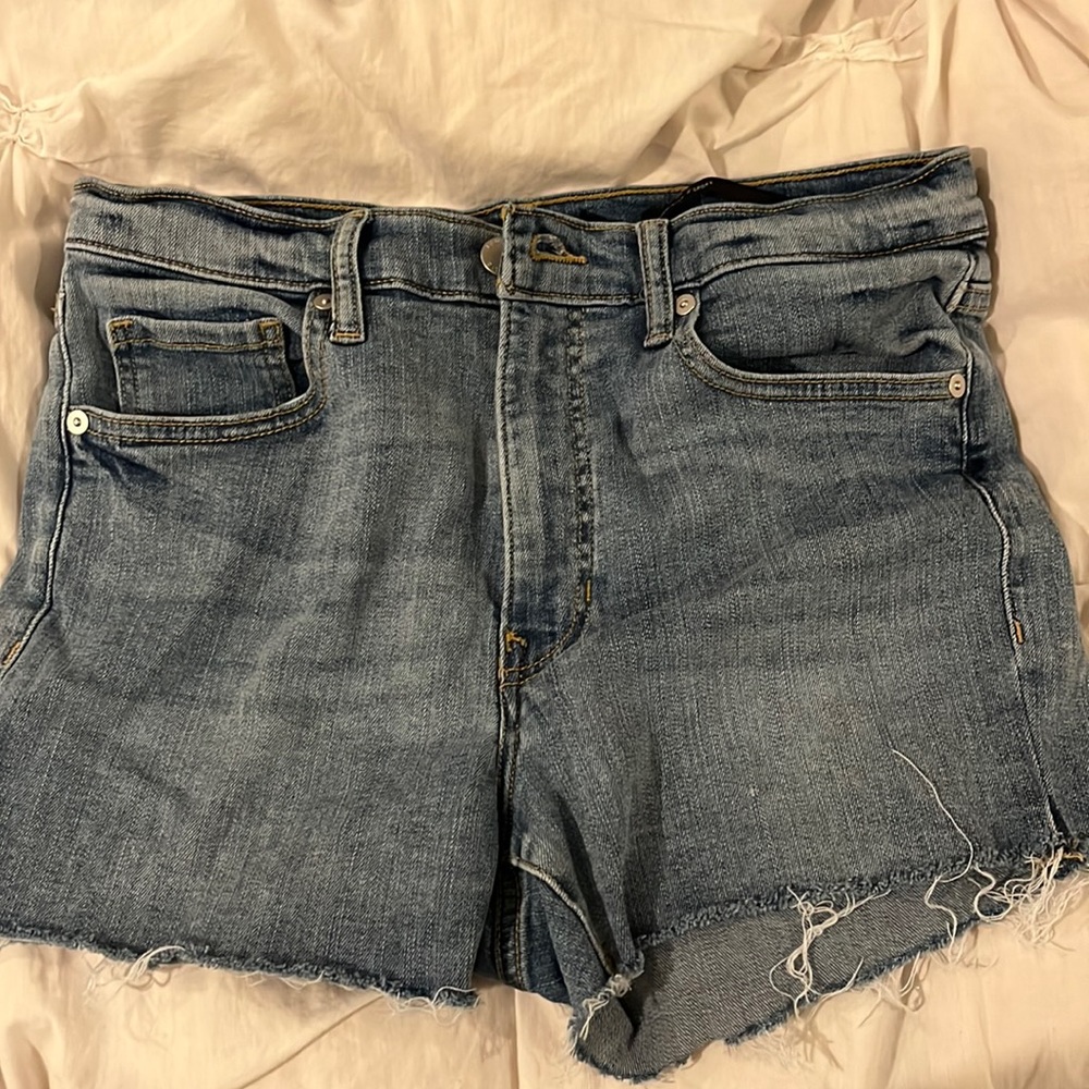 Blue jean shorts